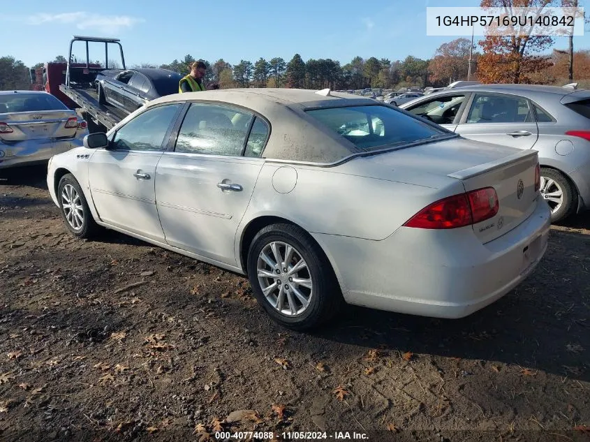 2009 Buick Lucerne Cx VIN: 1G4HP57169U140842 Lot: 40774088