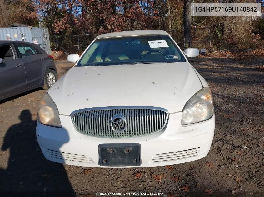 2009 Buick Lucerne Cx VIN: 1G4HP57169U140842 Lot: 40774088