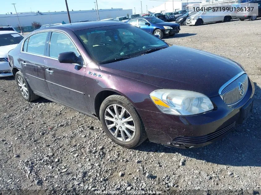 2009 Buick Lucerne Cx VIN: 1G4HP57199U136137 Lot: 40780037