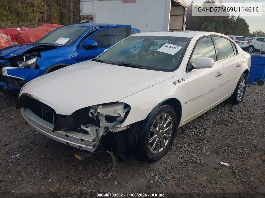 2009 Buick Lucerne Cxl-4 VIN: 1G4HD57M69U114616 Lot: 40789292