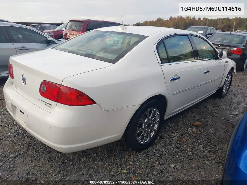 2009 Buick Lucerne Cxl-4 VIN: 1G4HD57M69U114616 Lot: 40789292