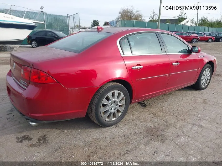 2009 Buick Lucerne Cxl Special Edition VIN: 1G4HD57MX9U113596 Lot: 40815772