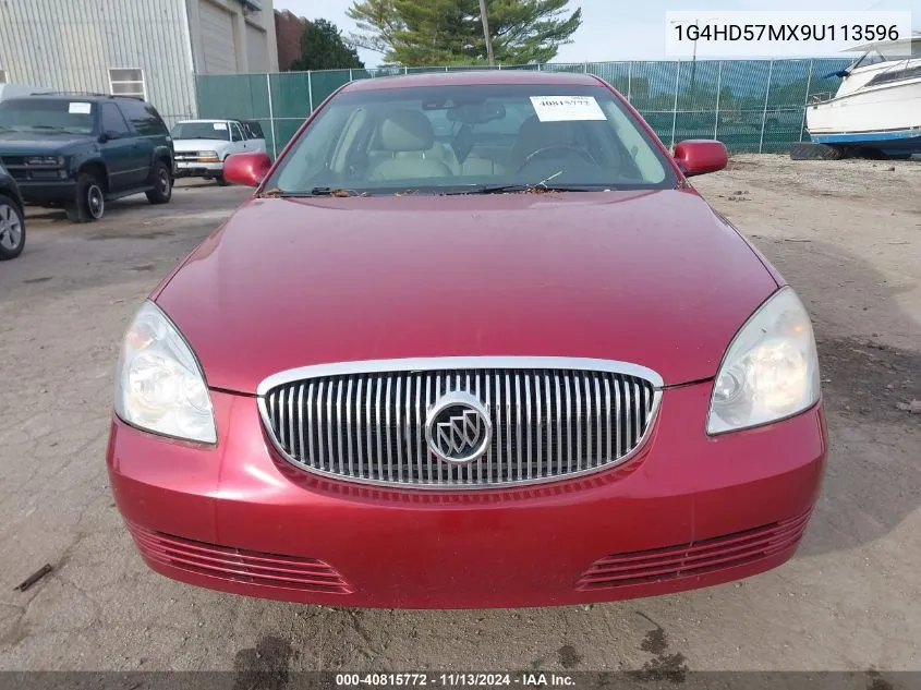 2009 Buick Lucerne Cxl Special Edition VIN: 1G4HD57MX9U113596 Lot: 40815772