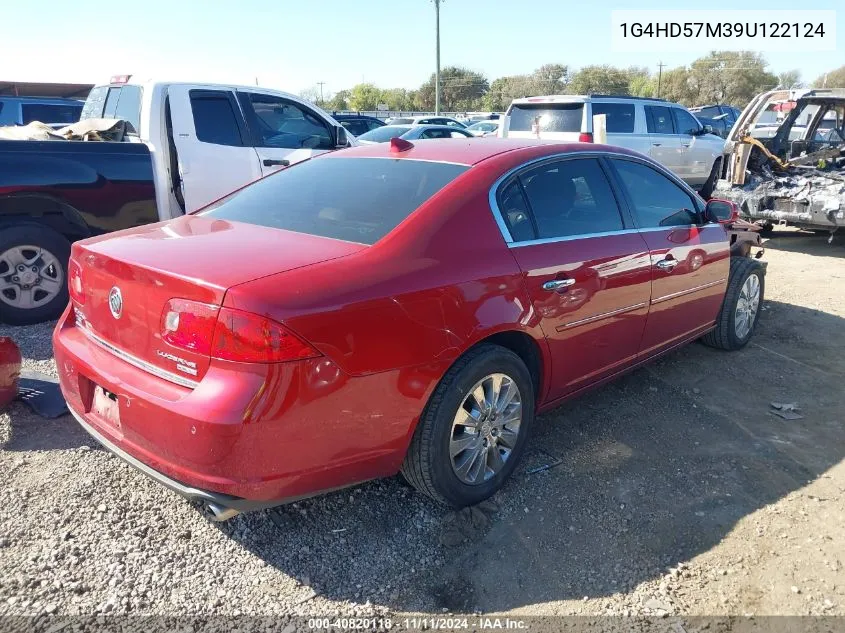 2009 Buick Lucerne Cxl Special Edition VIN: 1G4HD57M39U122124 Lot: 40820118