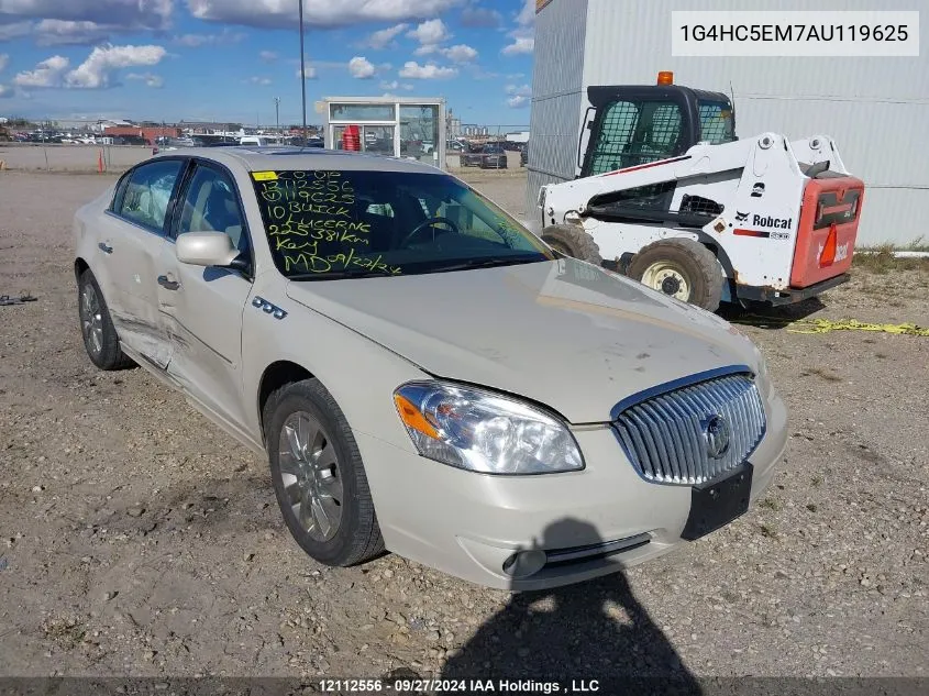 2010 Buick Lucerne VIN: 1G4HC5EM7AU119625 Lot: 12112556