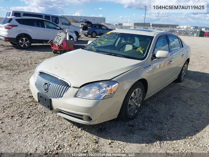 2010 Buick Lucerne VIN: 1G4HC5EM7AU119625 Lot: 12112556