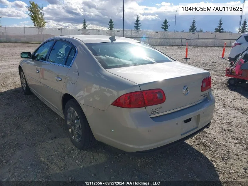 2010 Buick Lucerne VIN: 1G4HC5EM7AU119625 Lot: 12112556