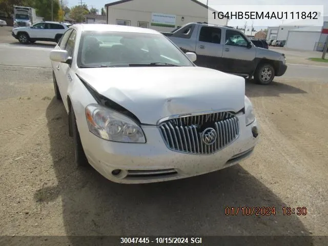 2010 Buick Lucerne Cx VIN: 1G4HB5EM4AU111842 Lot: 30047445