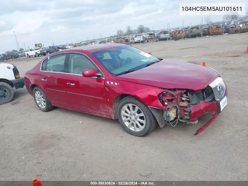 2010 Buick Lucerne Cxl VIN: 1G4HC5EM5AU101611 Lot: 38830624