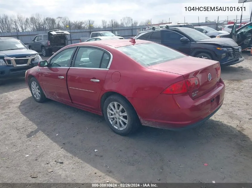 2010 Buick Lucerne Cxl VIN: 1G4HC5EM5AU101611 Lot: 38830624