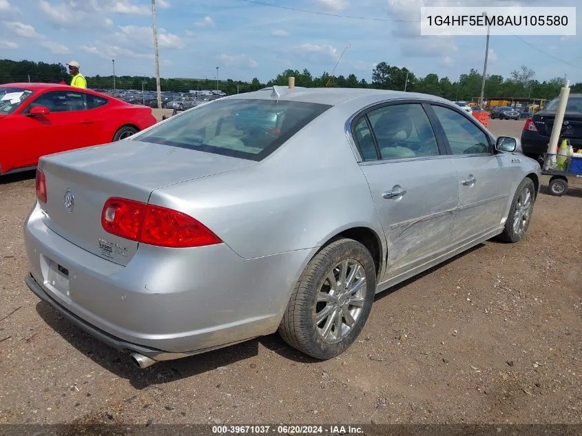 1G4HF5EM8AU105580 2010 Buick Lucerne Cxl-4