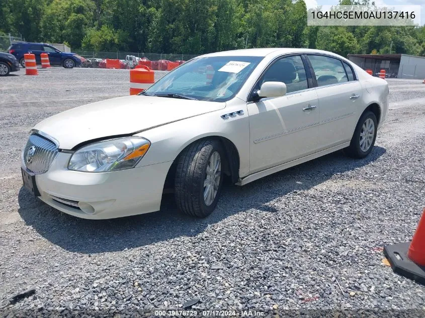 2010 Buick Lucerne Cxl VIN: 1G4HC5EM0AU137416 Lot: 39878729