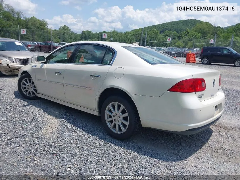 2010 Buick Lucerne Cxl VIN: 1G4HC5EM0AU137416 Lot: 39878729