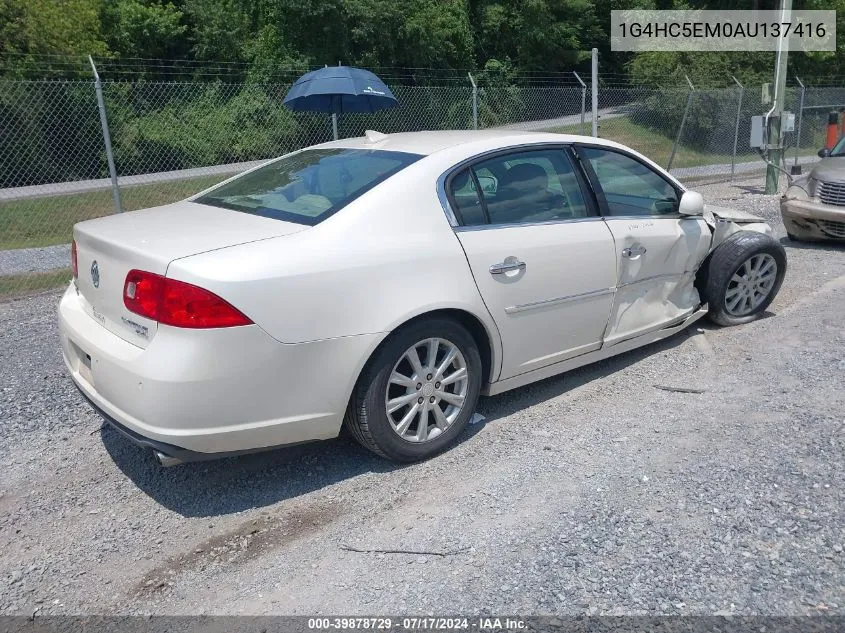 1G4HC5EM0AU137416 2010 Buick Lucerne Cxl