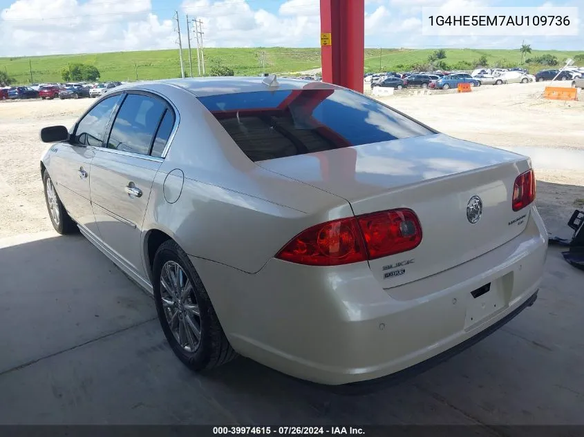 2010 Buick Lucerne Cxl-3 VIN: 1G4HE5EM7AU109736 Lot: 39974615