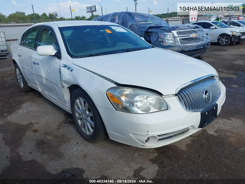 2010 Buick Lucerne Cx VIN: 1G4HA5EM6AU110503 Lot: 40334140