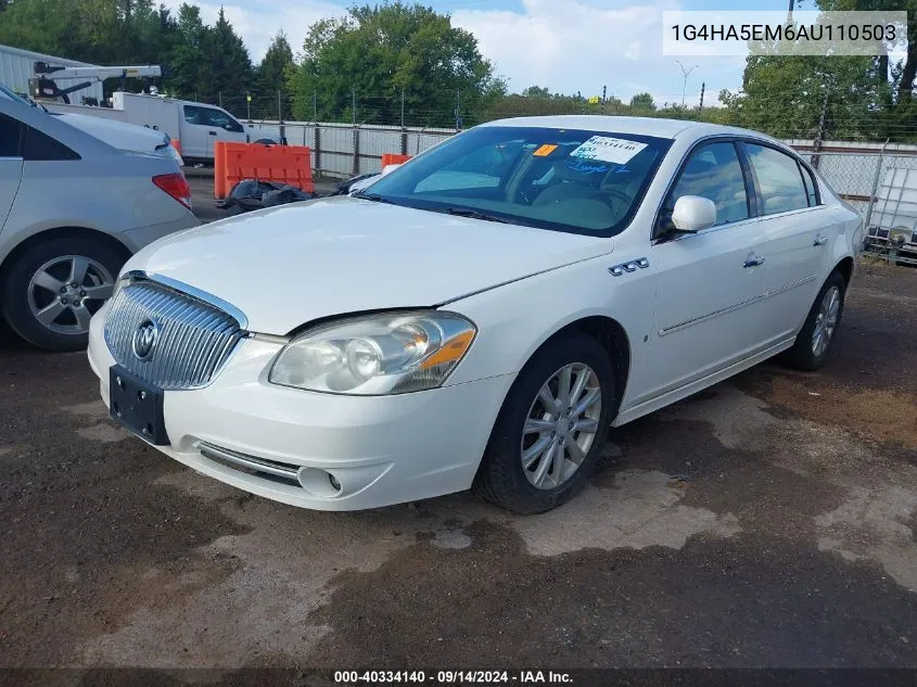 1G4HA5EM6AU110503 2010 Buick Lucerne Cx