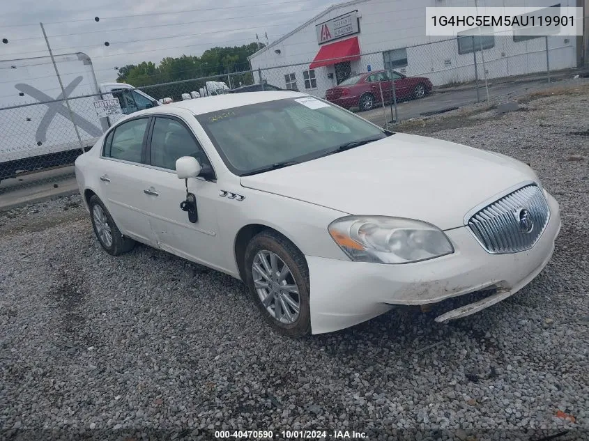 2010 Buick Lucerne Cxl VIN: 1G4HC5EM5AU119901 Lot: 40470590