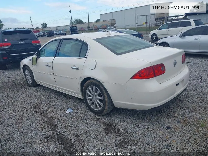 2010 Buick Lucerne Cxl VIN: 1G4HC5EM5AU119901 Lot: 40470590