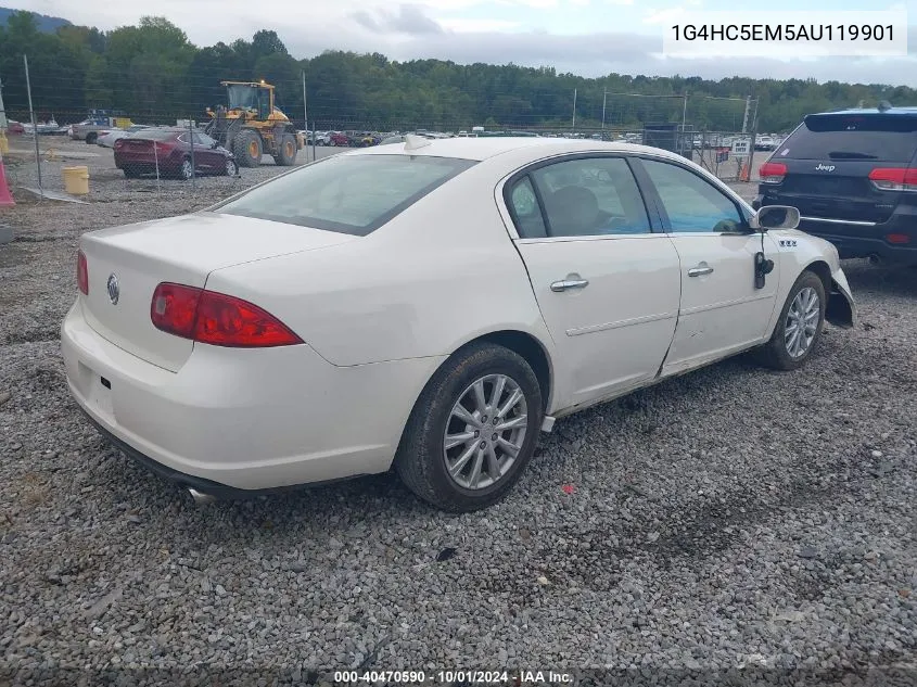 2010 Buick Lucerne Cxl VIN: 1G4HC5EM5AU119901 Lot: 40470590