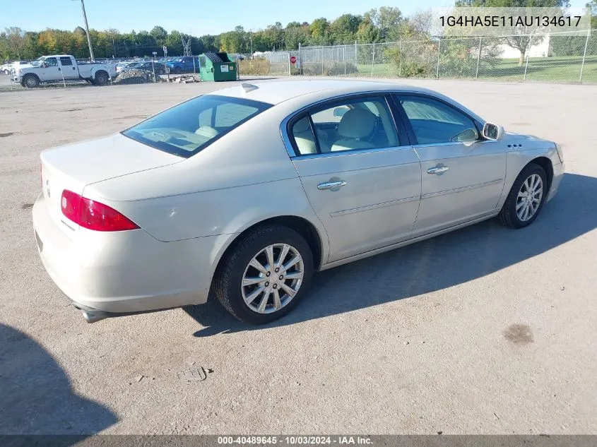 2010 Buick Lucerne Cx VIN: 1G4HA5E11AU134617 Lot: 40489645