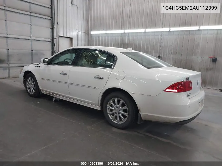 2010 Buick Lucerne Cxl VIN: 1G4HC5EM2AU112999 Lot: 40503396