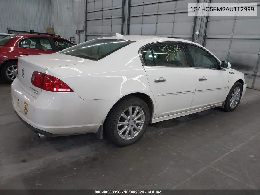 2010 Buick Lucerne Cxl VIN: 1G4HC5EM2AU112999 Lot: 40503396