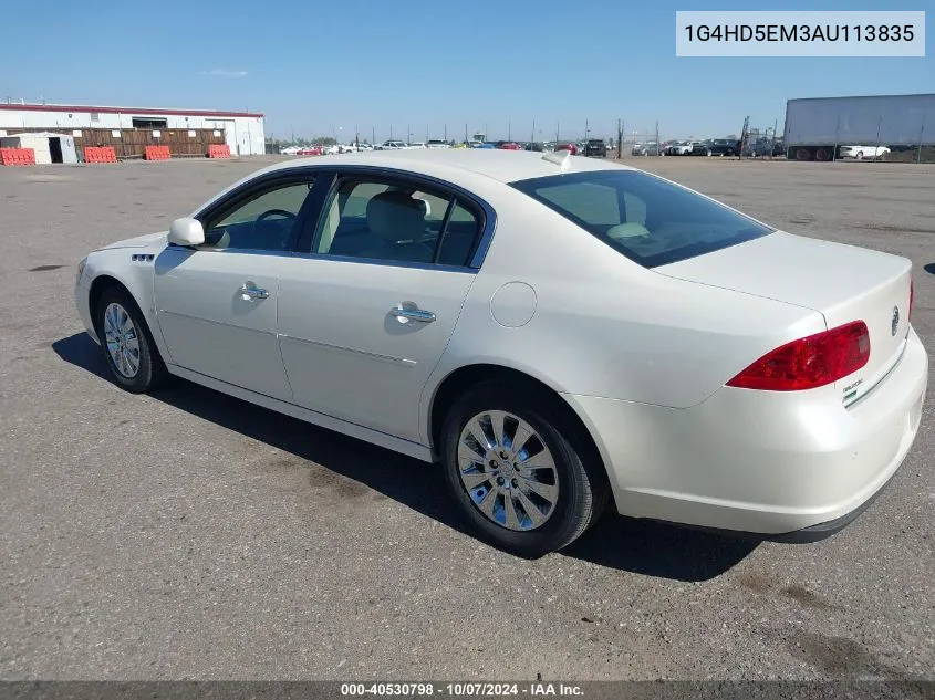 2010 Buick Lucerne Cxl Special Edition VIN: 1G4HD5EM3AU113835 Lot: 40530798