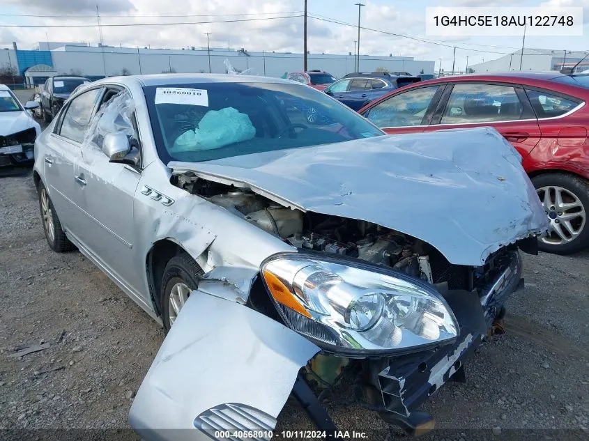 2010 Buick Lucerne Cxl VIN: 1G4HC5E18AU122748 Lot: 40568010