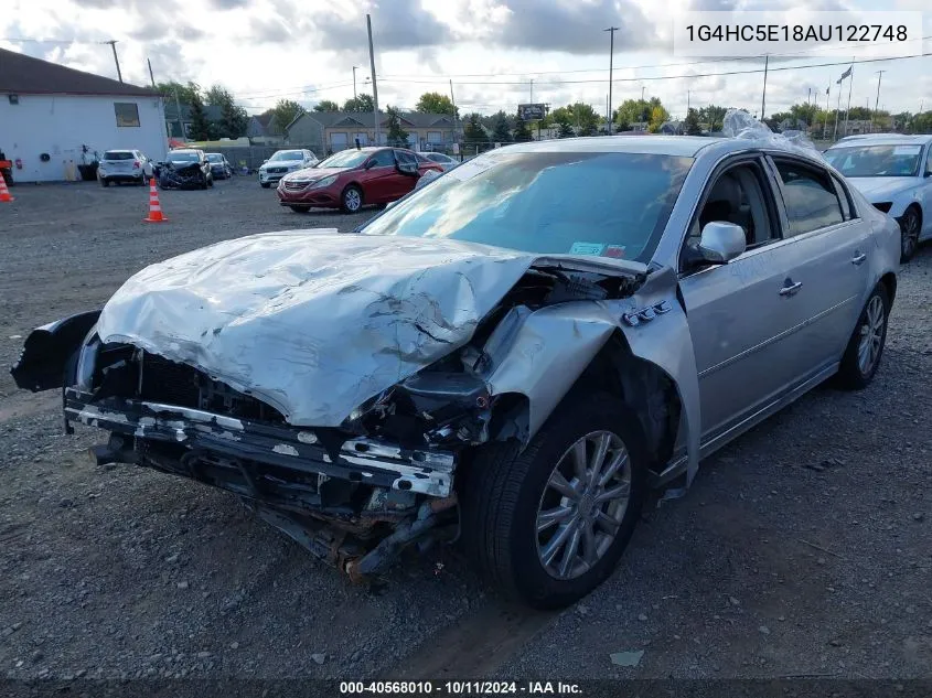 2010 Buick Lucerne Cxl VIN: 1G4HC5E18AU122748 Lot: 40568010