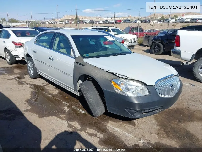 2010 Buick Lucerne Cxl Special Edition VIN: 1G4HD5EM5AU120401 Lot: 40575267