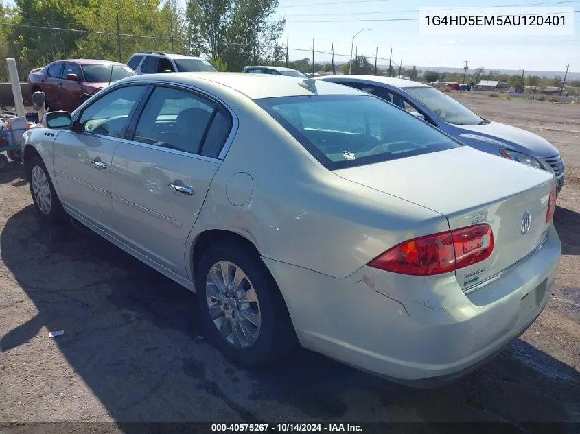 2010 Buick Lucerne Cxl Special Edition VIN: 1G4HD5EM5AU120401 Lot: 40575267