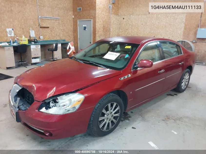 2010 Buick Lucerne Cx VIN: 1G4HA5EM4AU111133 Lot: 40590756