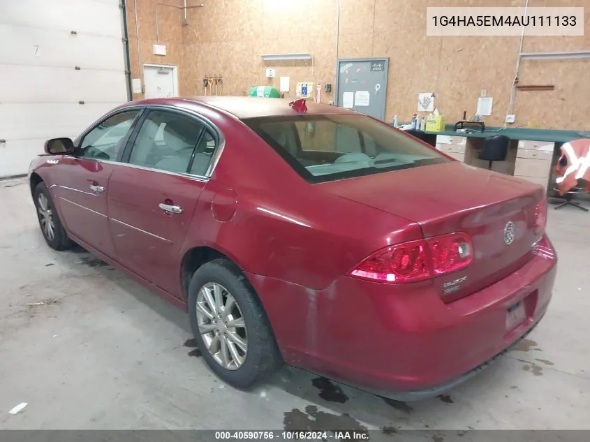 2010 Buick Lucerne Cx VIN: 1G4HA5EM4AU111133 Lot: 40590756