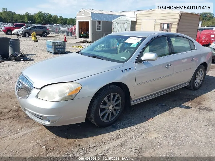 2010 Buick Lucerne Cxl VIN: 1G4HC5EM5AU101415 Lot: 40600410