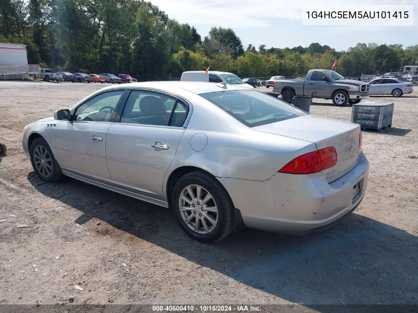 2010 Buick Lucerne Cxl VIN: 1G4HC5EM5AU101415 Lot: 40600410