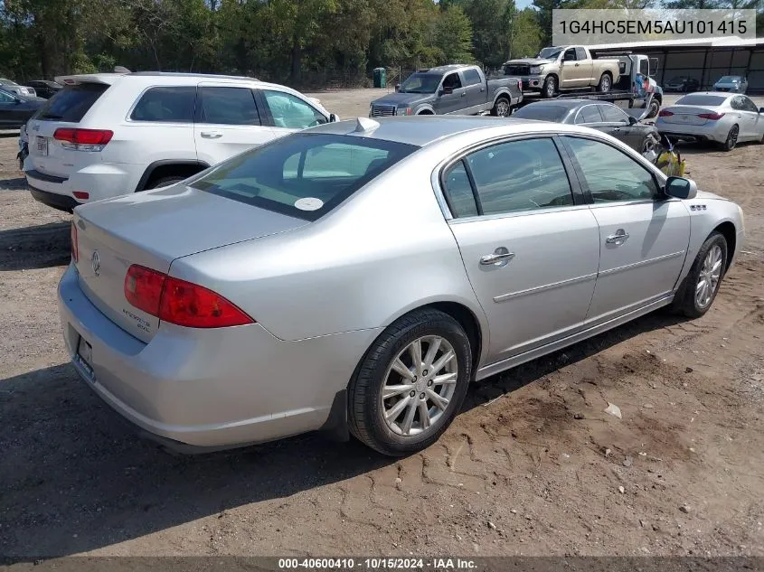 2010 Buick Lucerne Cxl VIN: 1G4HC5EM5AU101415 Lot: 40600410