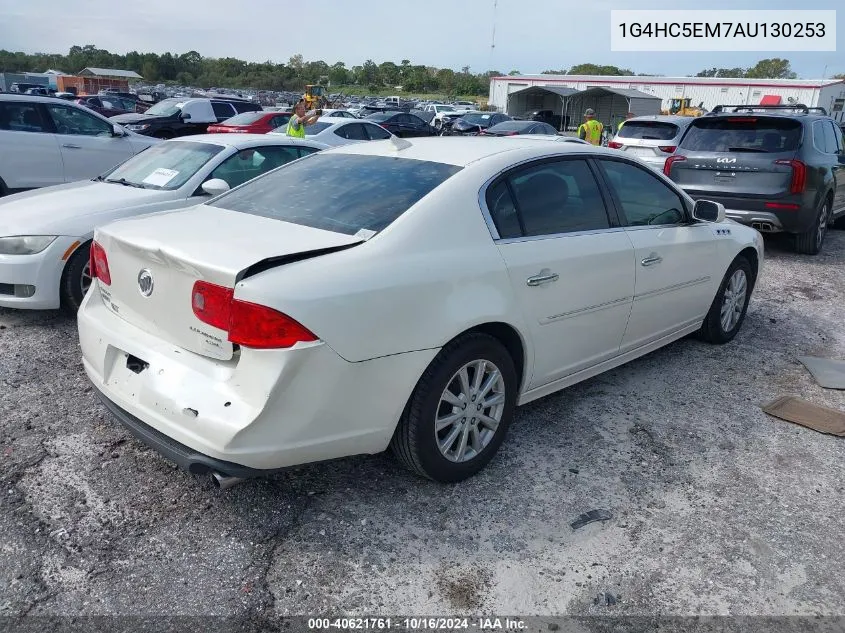 2010 Buick Lucerne Cxl VIN: 1G4HC5EM7AU130253 Lot: 40621761