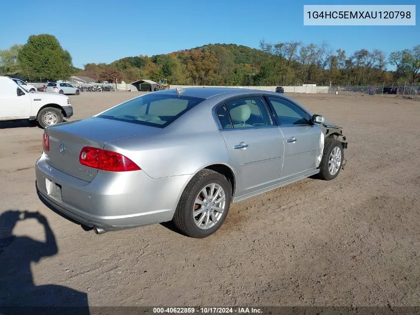 2010 Buick Lucerne Cxl VIN: 1G4HC5EMXAU120798 Lot: 40622859