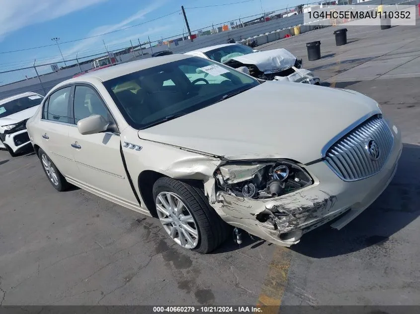 2010 Buick Lucerne Cxl VIN: 1G4HC5EM8AU110352 Lot: 40660279