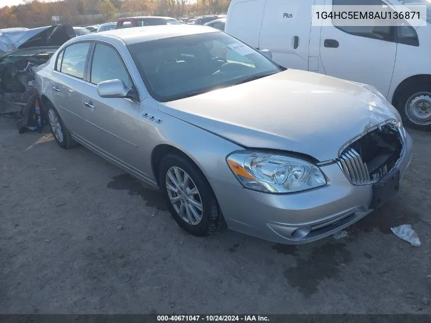 2010 Buick Lucerne Cxl VIN: 1G4HC5EM8AU136871 Lot: 40671047