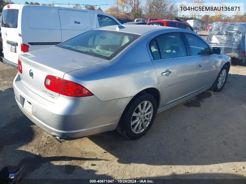 2010 Buick Lucerne Cxl VIN: 1G4HC5EM8AU136871 Lot: 40671047