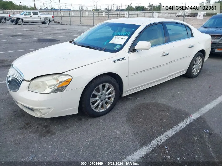 2010 Buick Lucerne Cxl VIN: 1G4HC5EM4AU102961 Lot: 40701469