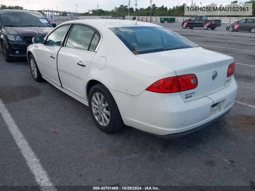 2010 Buick Lucerne Cxl VIN: 1G4HC5EM4AU102961 Lot: 40701469