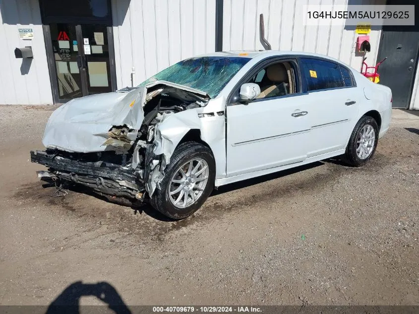 2010 Buick Lucerne Cxl Premium VIN: 1G4HJ5EM5AU129625 Lot: 40709679