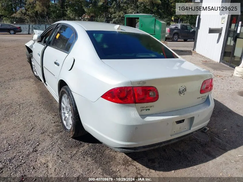 2010 Buick Lucerne Cxl Premium VIN: 1G4HJ5EM5AU129625 Lot: 40709679