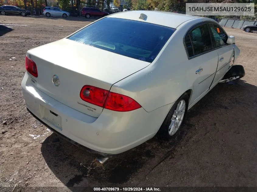 2010 Buick Lucerne Cxl Premium VIN: 1G4HJ5EM5AU129625 Lot: 40709679