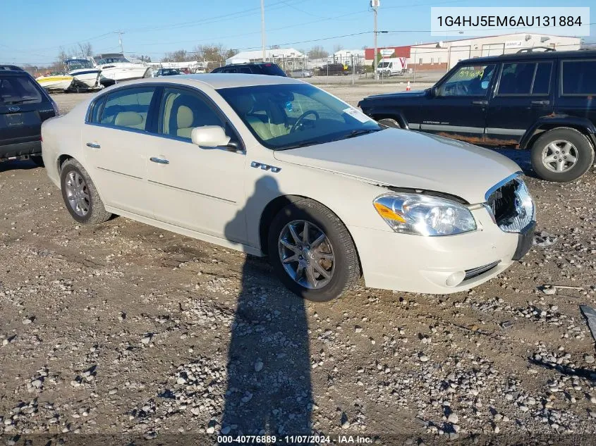 2010 Buick Lucerne Cxl Premium VIN: 1G4HJ5EM6AU131884 Lot: 40776889