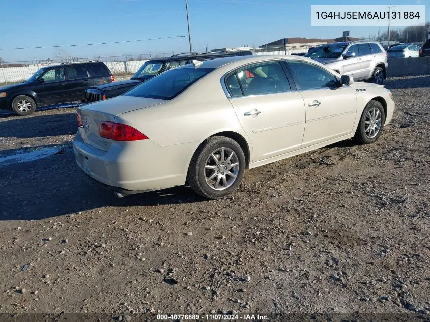 2010 Buick Lucerne Cxl Premium VIN: 1G4HJ5EM6AU131884 Lot: 40776889