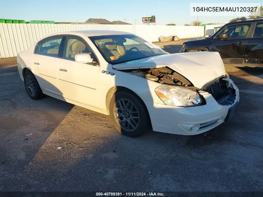 2010 Buick Lucerne Cxl VIN: 1G4HC5EM4AU120327 Lot: 40789391